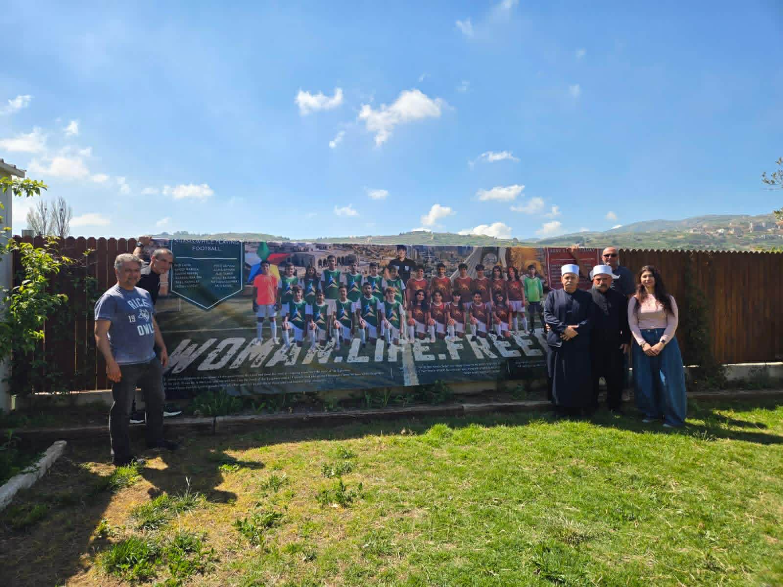 THE MURAL in honor of children killed in Iran by regional violence and unrest. (photo credit: Courtesy)