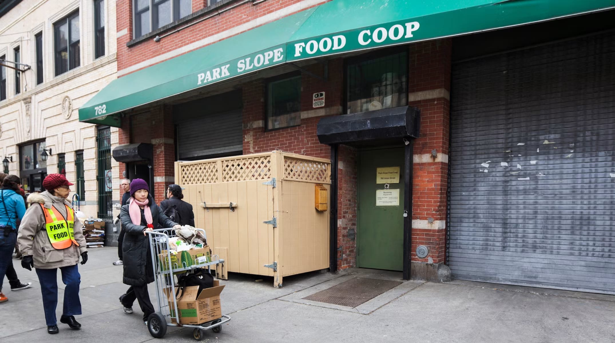 The exterior of the Park Slope Food Coop in Brooklyn. (photo credit: James Leynse/Corbis via Getty Images)