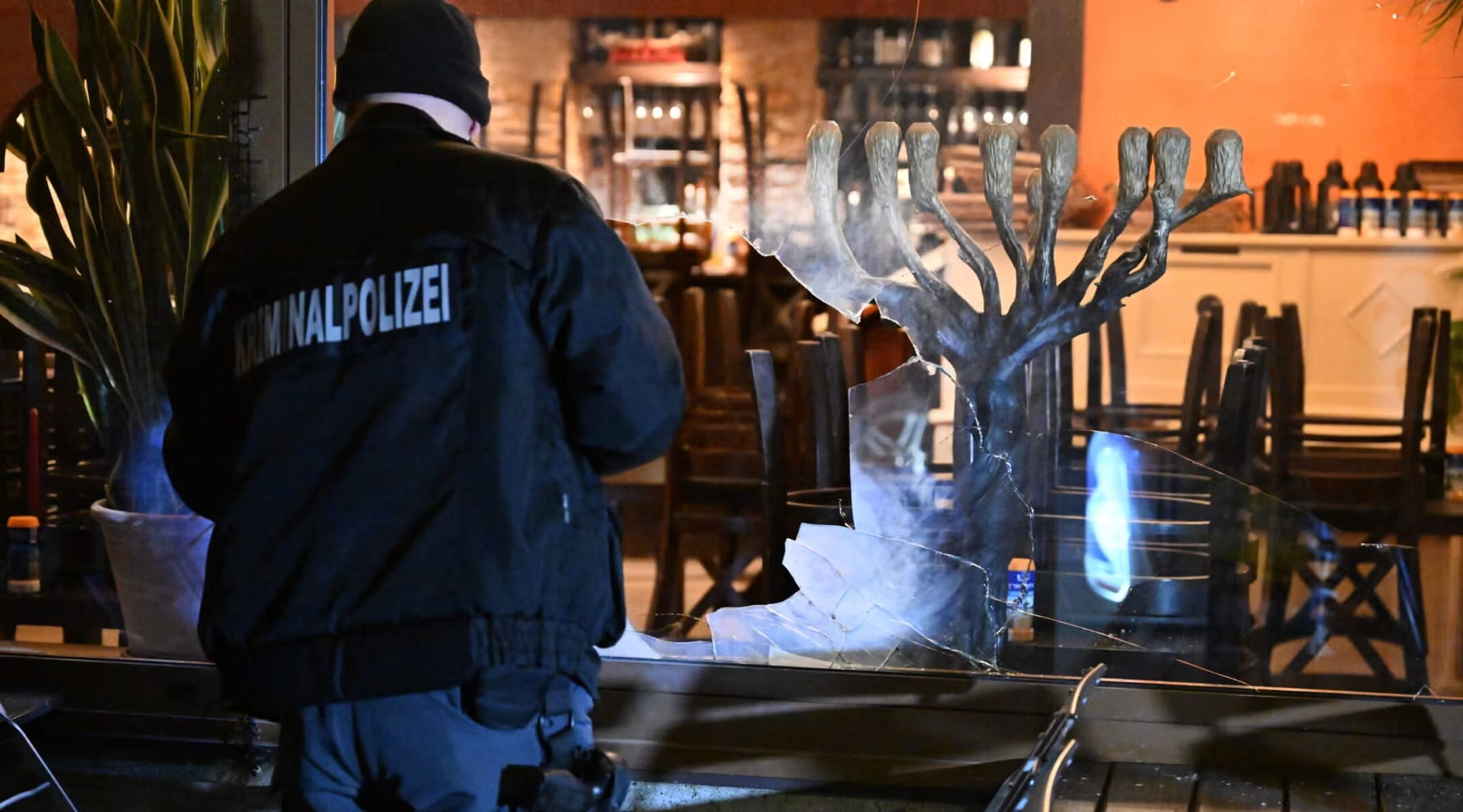 Police investigating after explosive devices damage Israeli restaurant in Munich