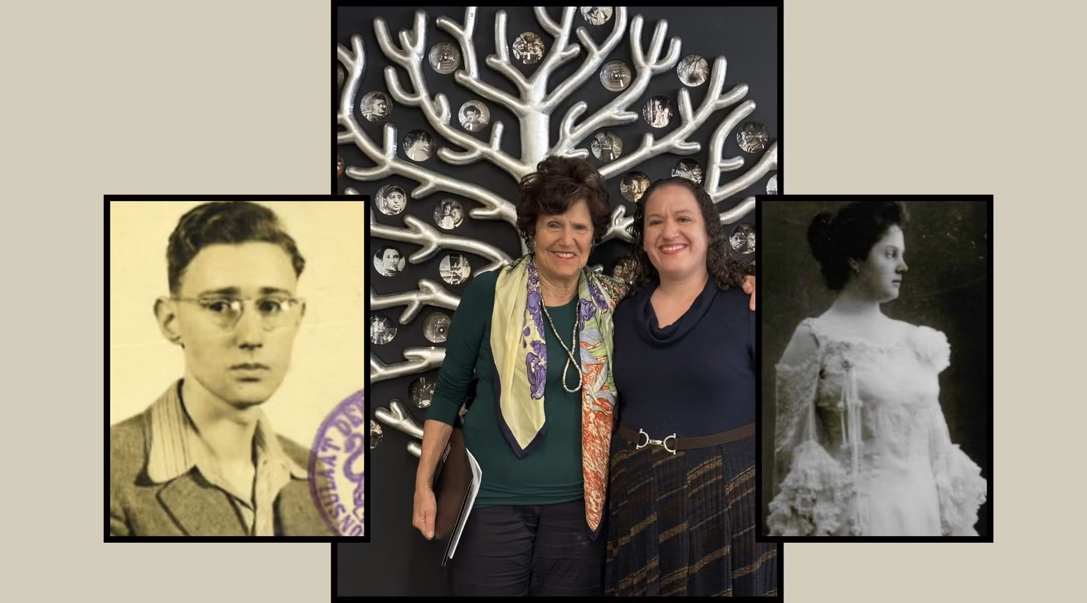 Jewish food writer Joan Nathan (center left) and researcher Moriah Amit learned about the Holocaust histories of Nathan