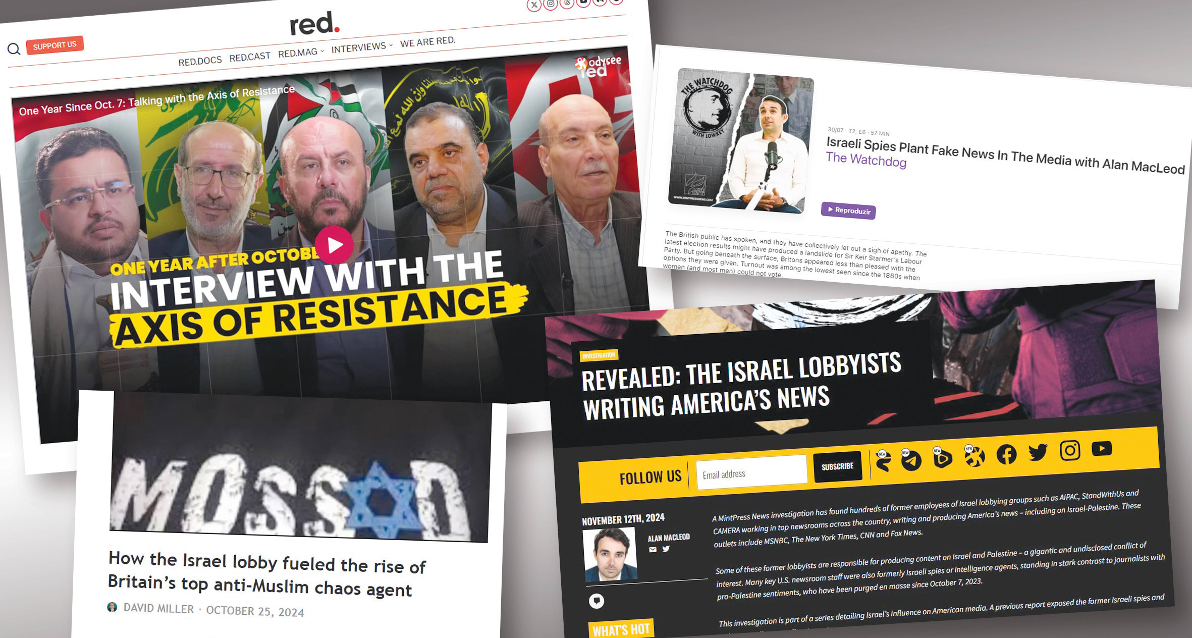  ‘DISINFORMATION, CONSPIRACY theories, and antisemitic narratives.’ Israel has faced media outlets distorting the truth about the region for years.  (photo credit: Screenshots/Canva)