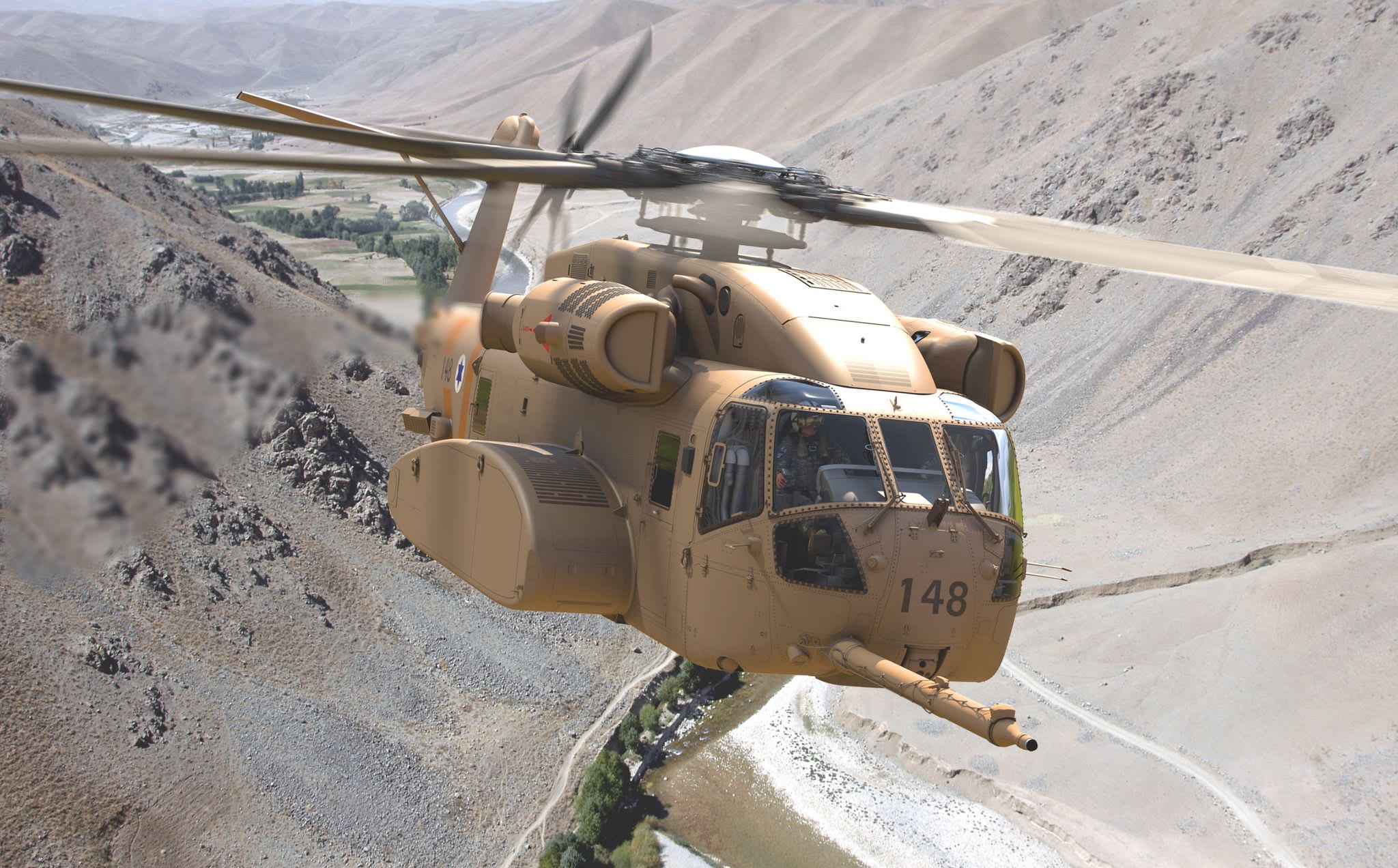 THE NEW "Pereh" helicopter, expected to replace the IDF