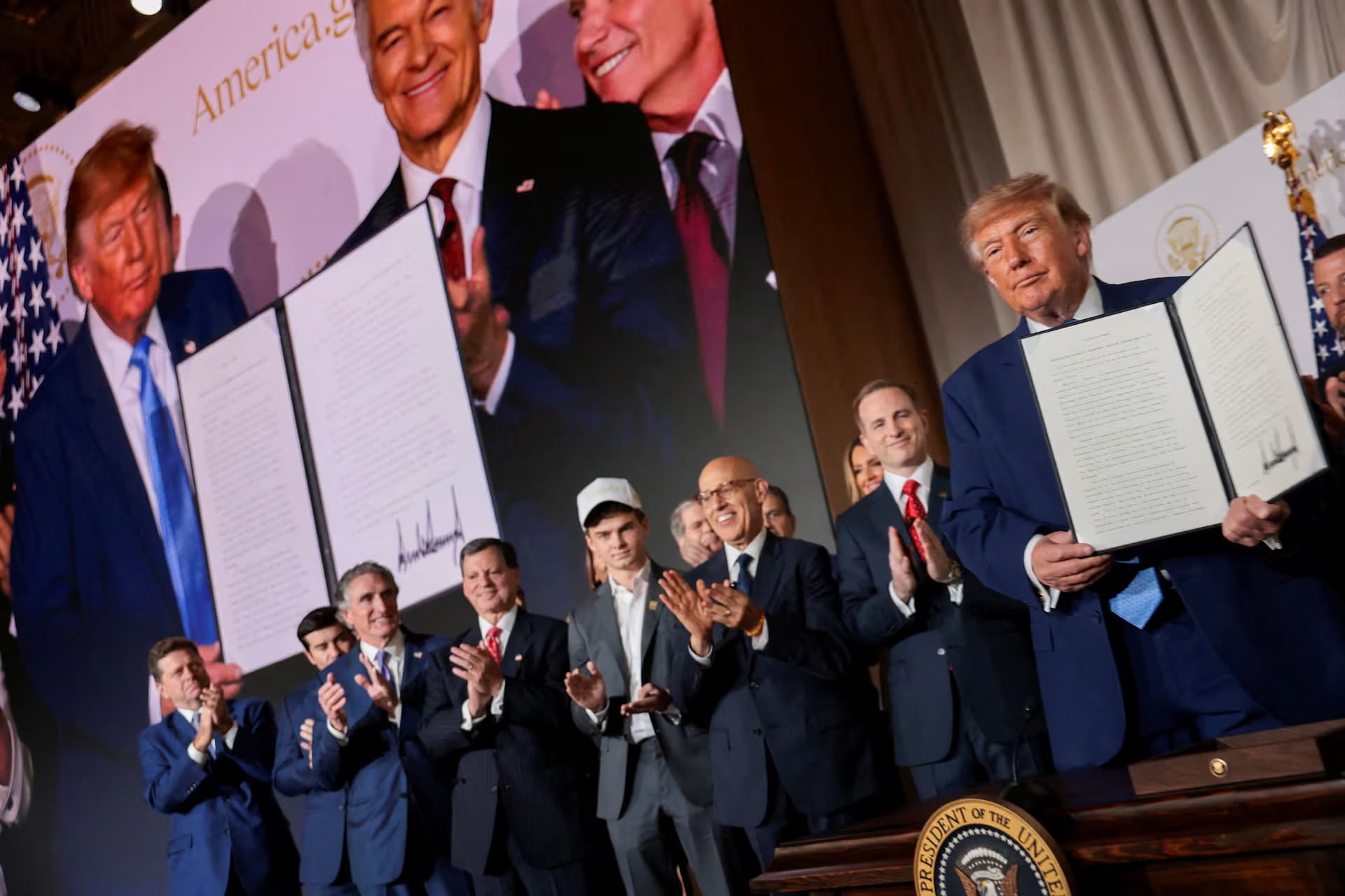 Trump, tech executives release 'morally binding' accord amid rising fears over AI safety
