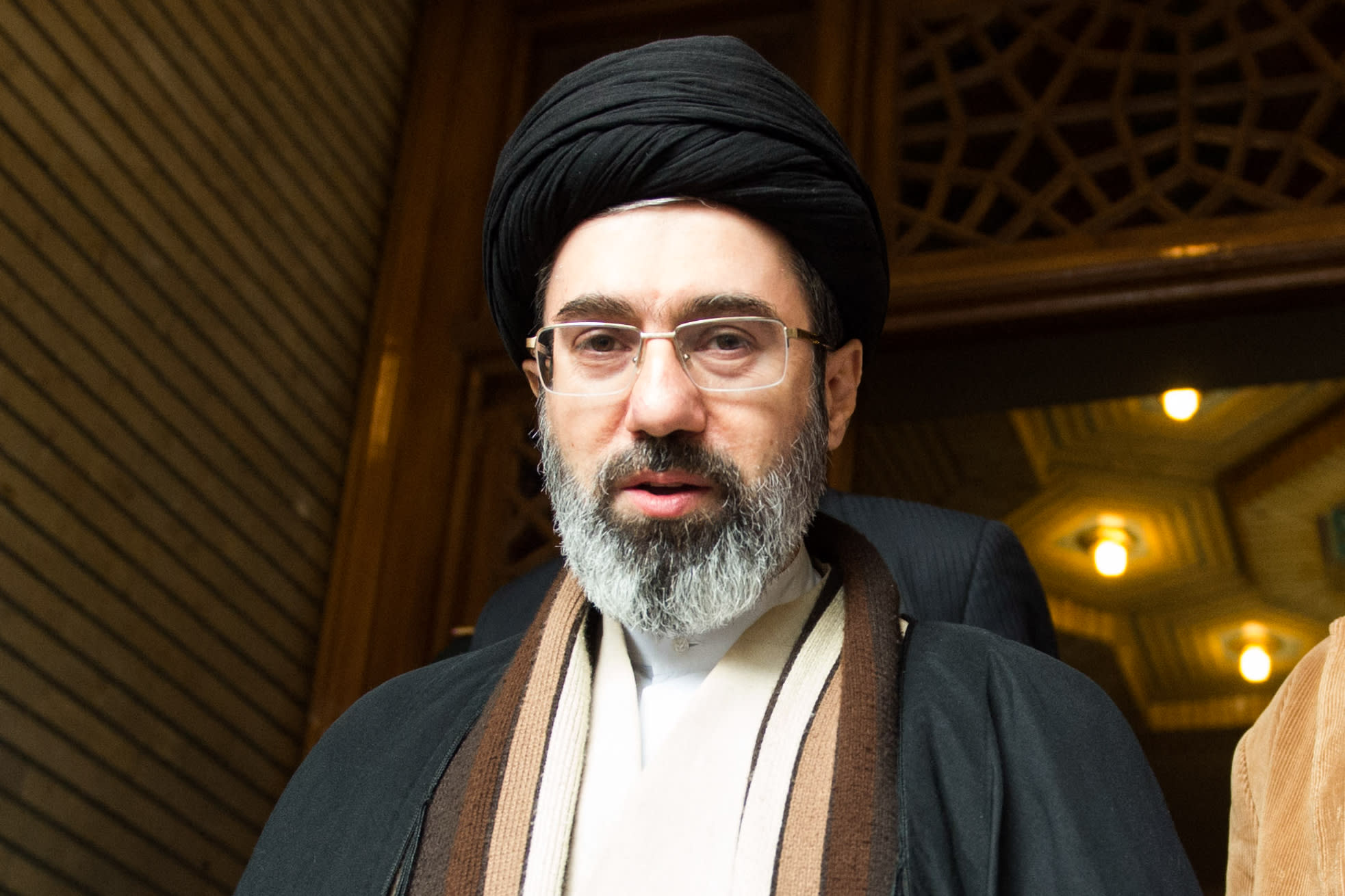 Mojtaba Khamenei; the son of Ayatollah Ali Khamenei; is seen in Tehran; Iran; on December 14; 2016. (photo credit: Reza B / Middle East Images / AFP via Getty Images)