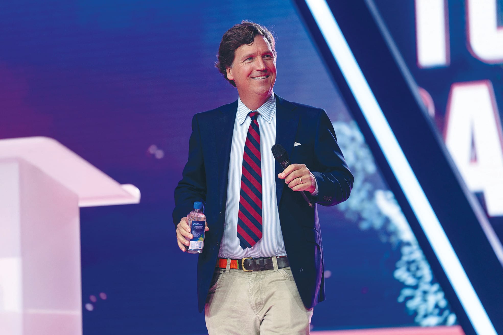 Tucker Carlson (photo credit: Cheney Orr/Reuters/Courtesy of PJTN)