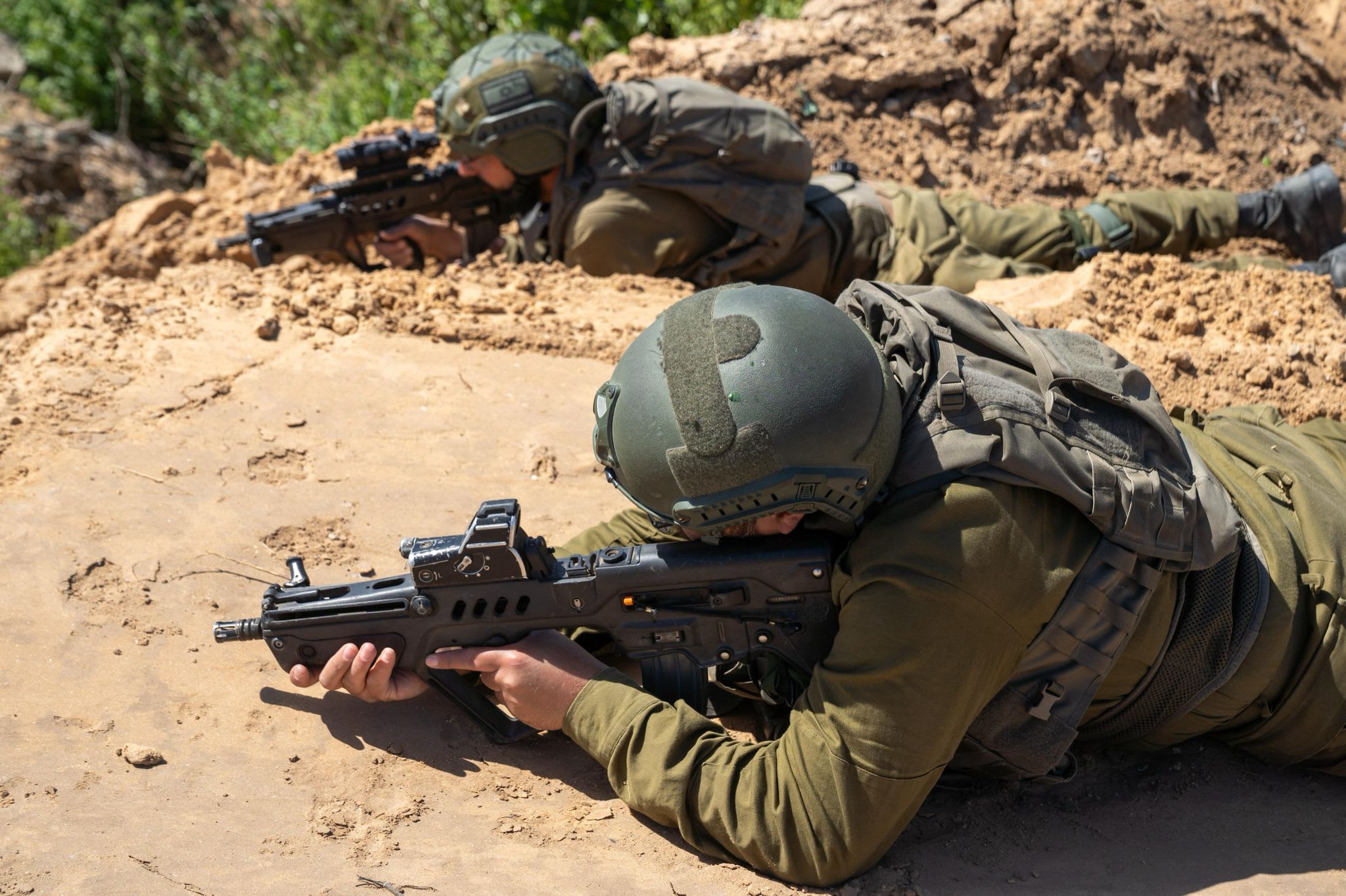  IDF soldiers seen operating in the northern Gaza Strip, April 13, 2025 (photo credit: IDF SPOKESPERSON