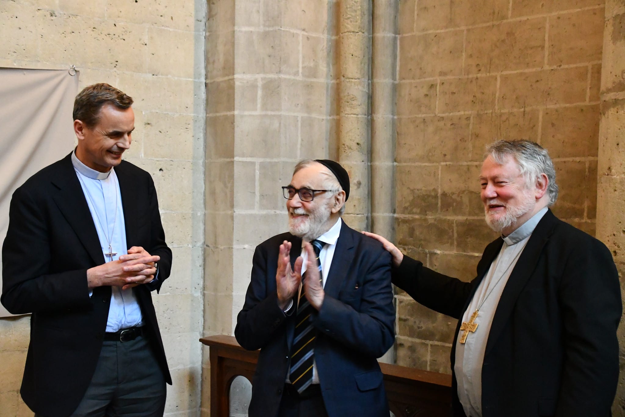 ARCHBISHOP LUC Terlinden and Brussels Chief Rabbi Albert Guigui. (photo credit: Archdiocese of Mechelen-Brussels)