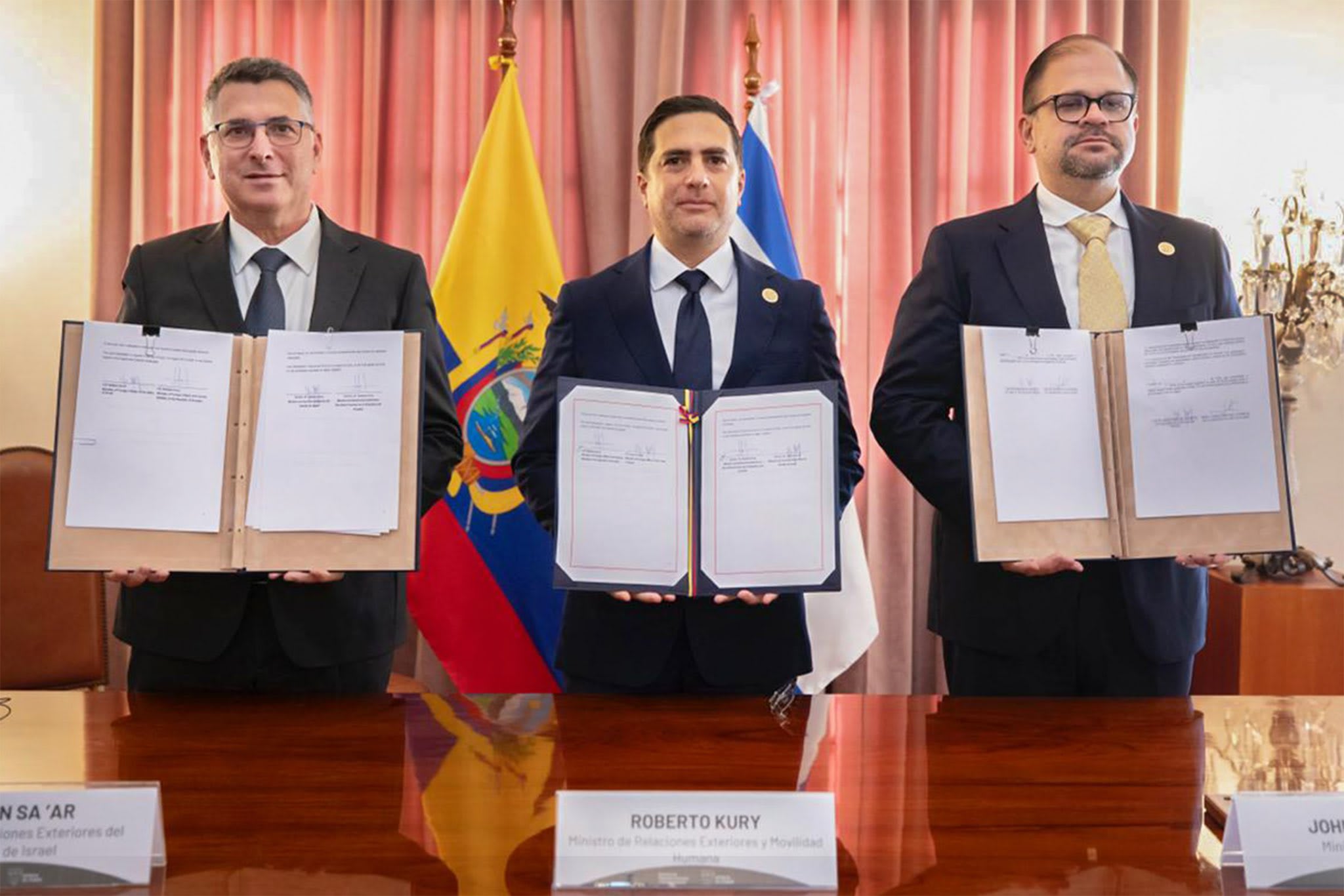 Israel’s Foreign Minister Gideon Sa’ar visits Ecuador and Colombia to strengthen ties