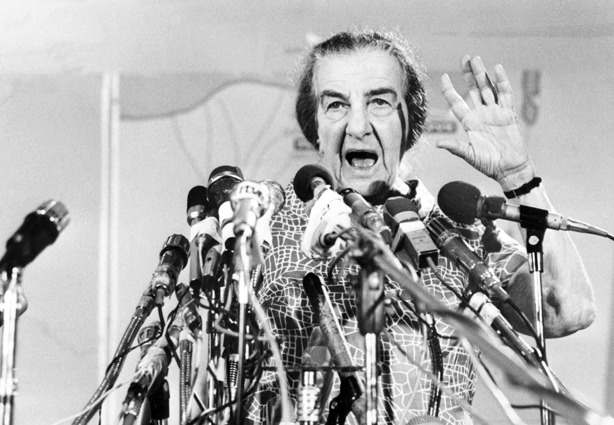  Golda Meir, Israel’s first and only female prime minister, led through a small circle of senior advisers known as ‘Golda’s Kitchen’ from 1969 until 1974 – an exception in a political system where women’s authority has remained limited and largely isolated. (photo credit: Gabriel Duval/AFP via Getty Images)