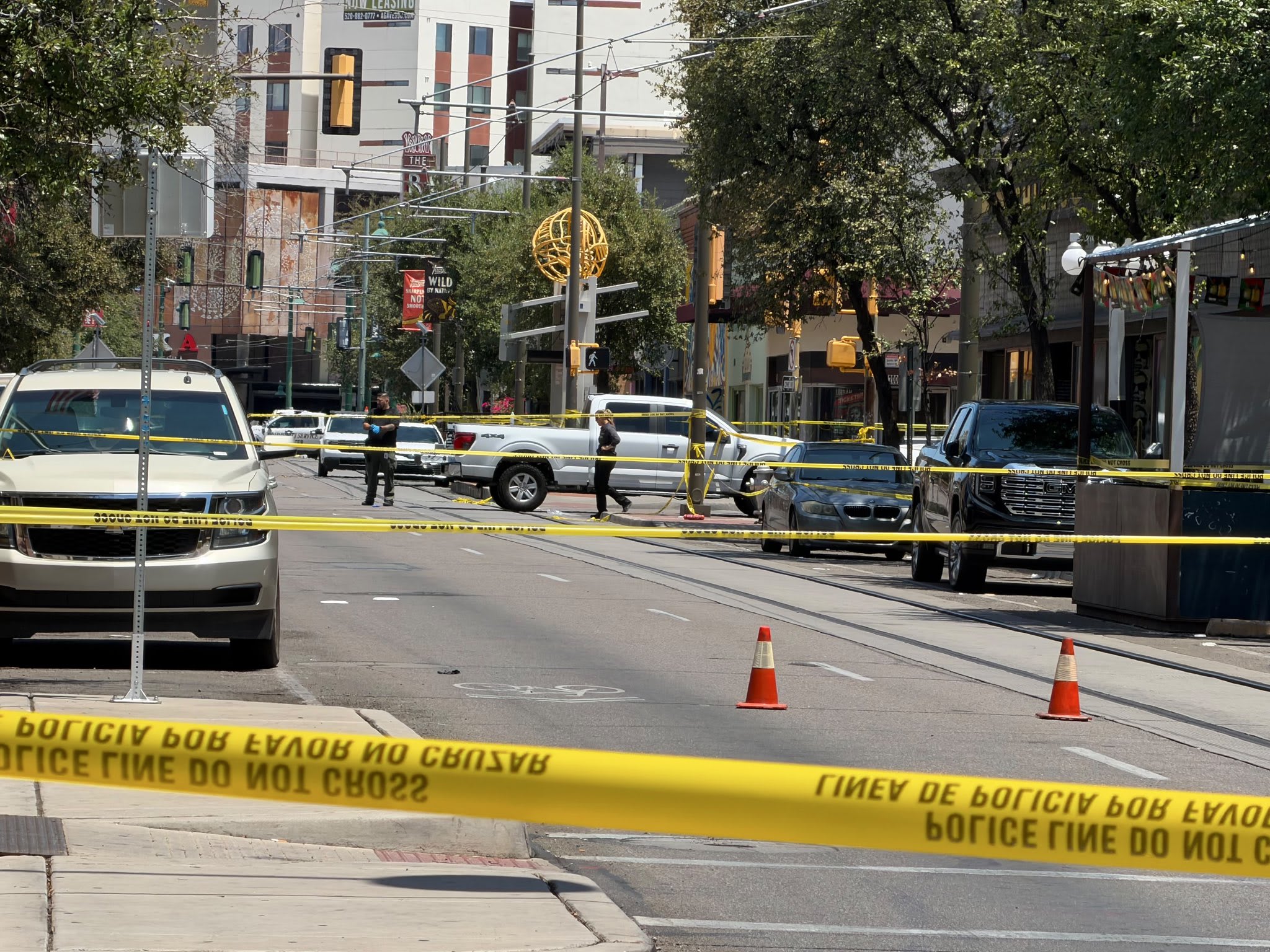 Gunman shoots nine in crowded Tucson nightlife district before police shoot him down