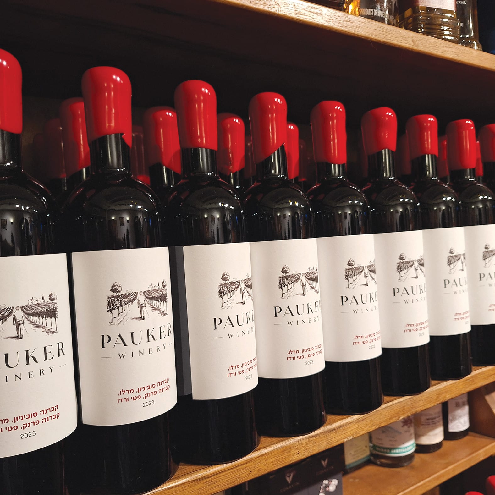 The Pauker Red made in memory of winemaker Gideon Pauker, murdered on Oct. 7, 2023. (photo credit: Ish Anavim)