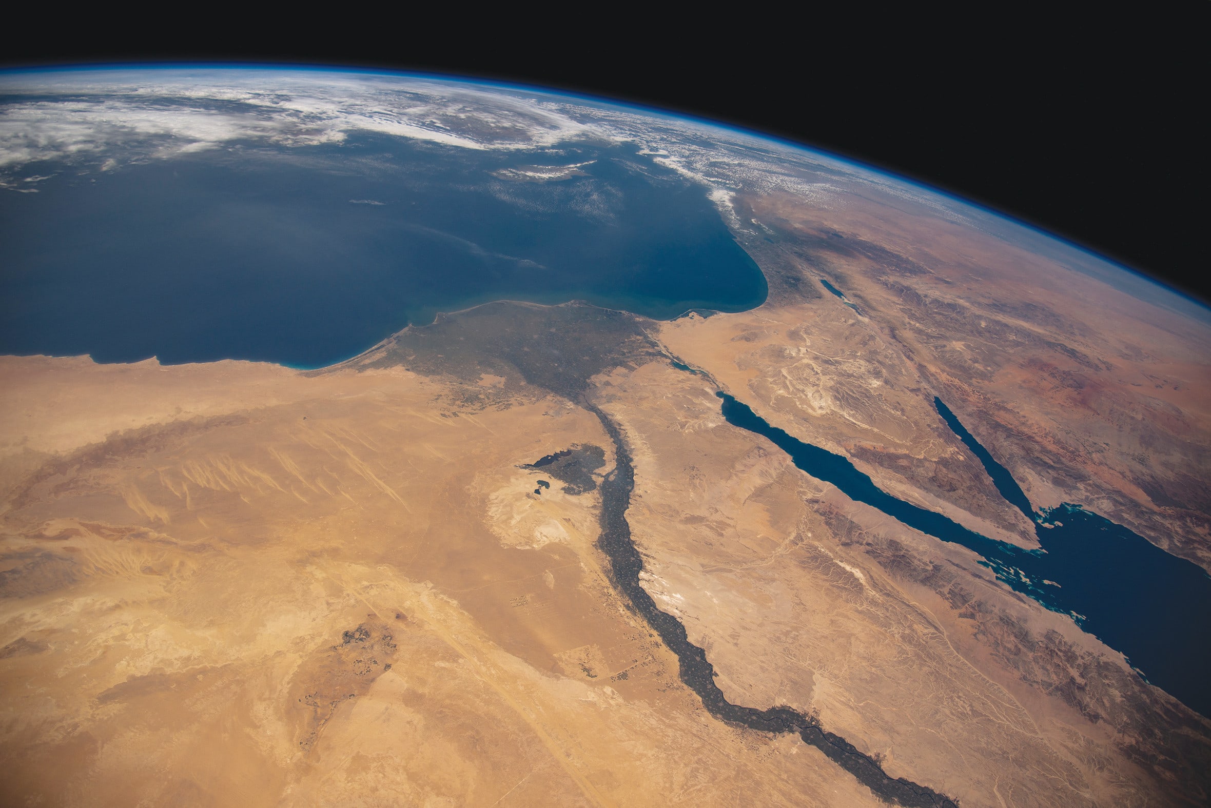 Region Reshaping in real time: The Middle East, as seen from space. (photo credit: SHUTTERSTOCK)