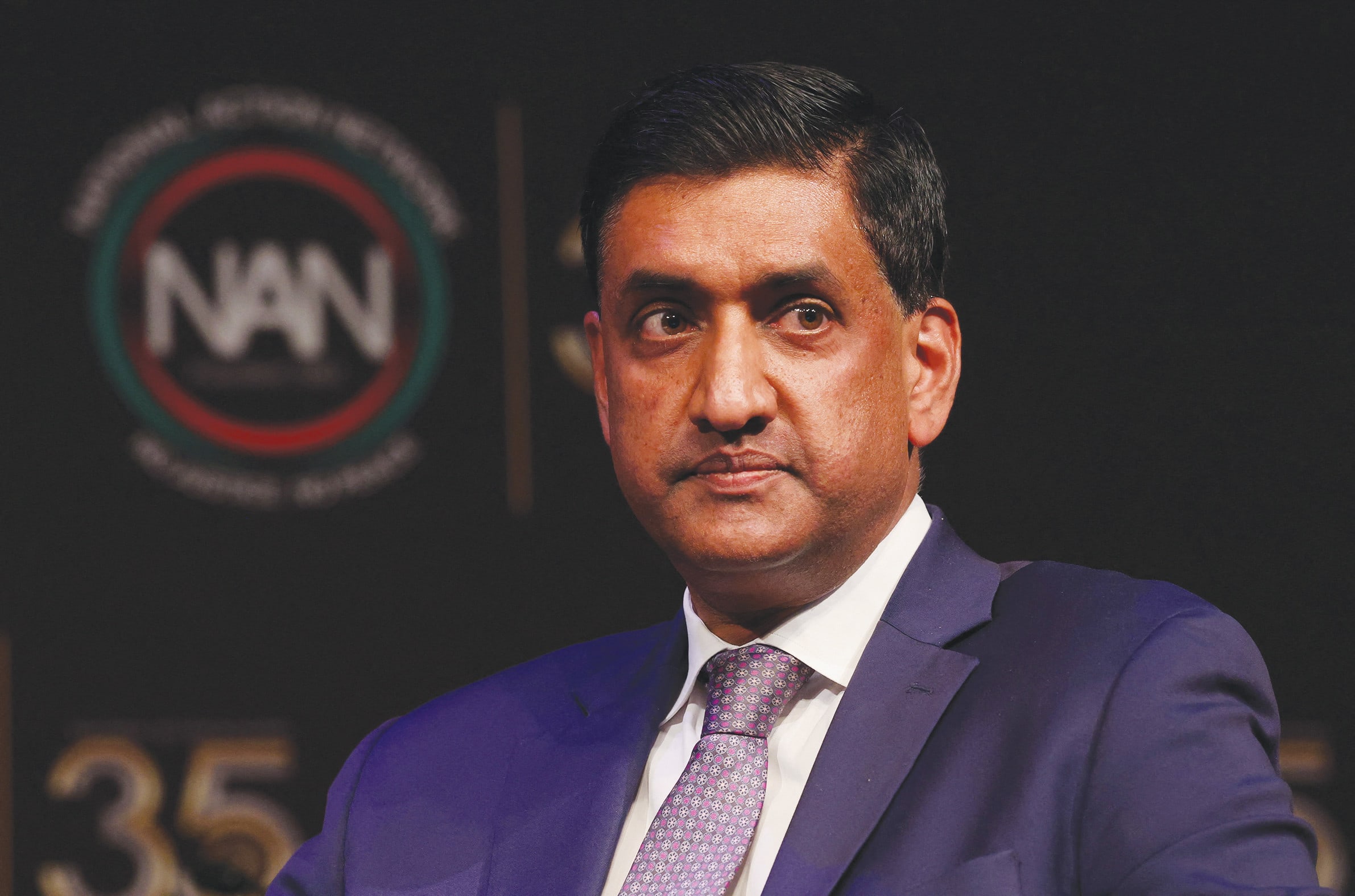 US REPRESENTATIVE Ro Khanna looks on during the National Action Network National Convention in New York City, earlier this month. (photo credit: BRENDAN MCDERMID/REUTERS)