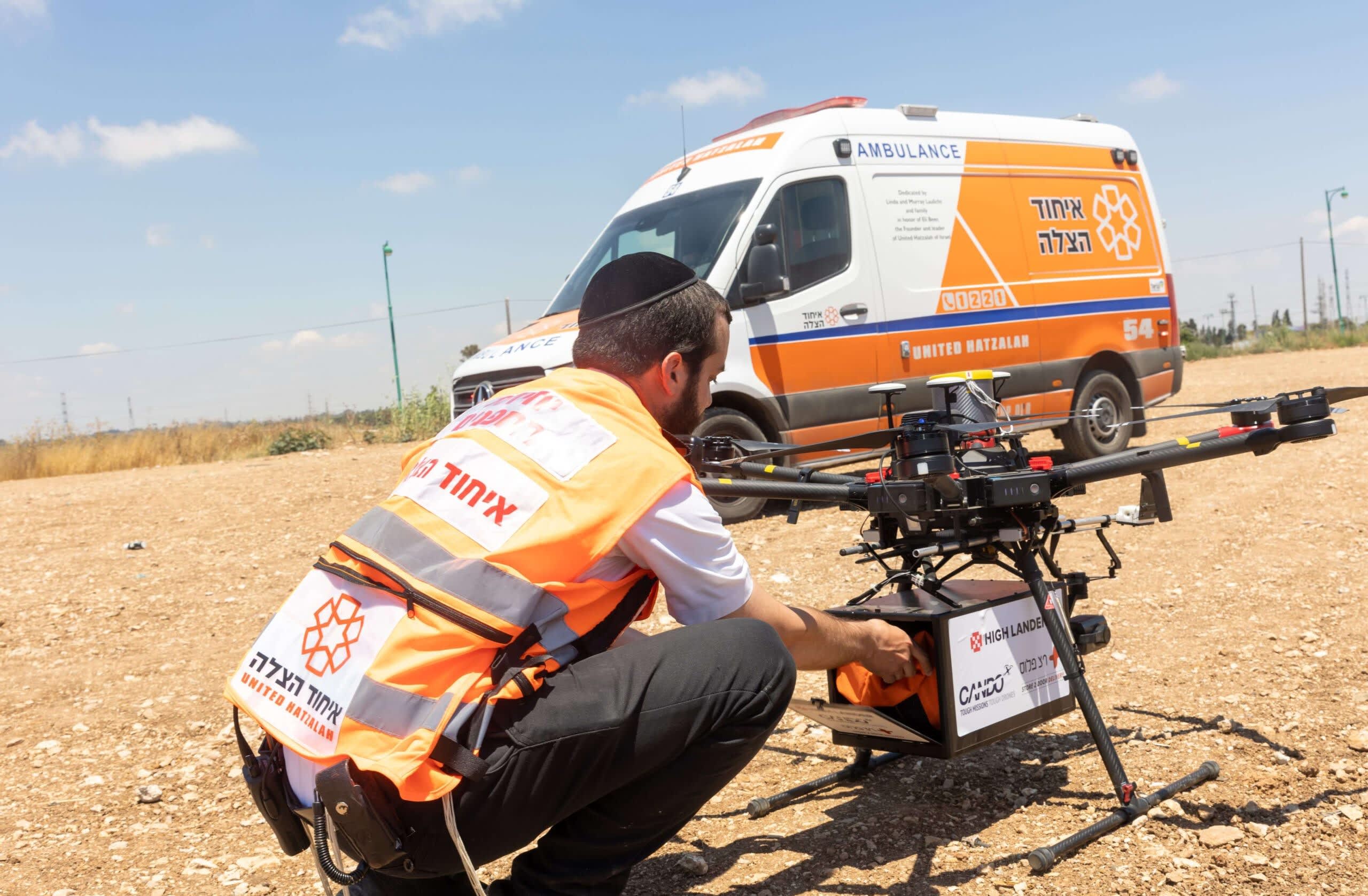 Drones can save lives (photo credit: Cando Drones)