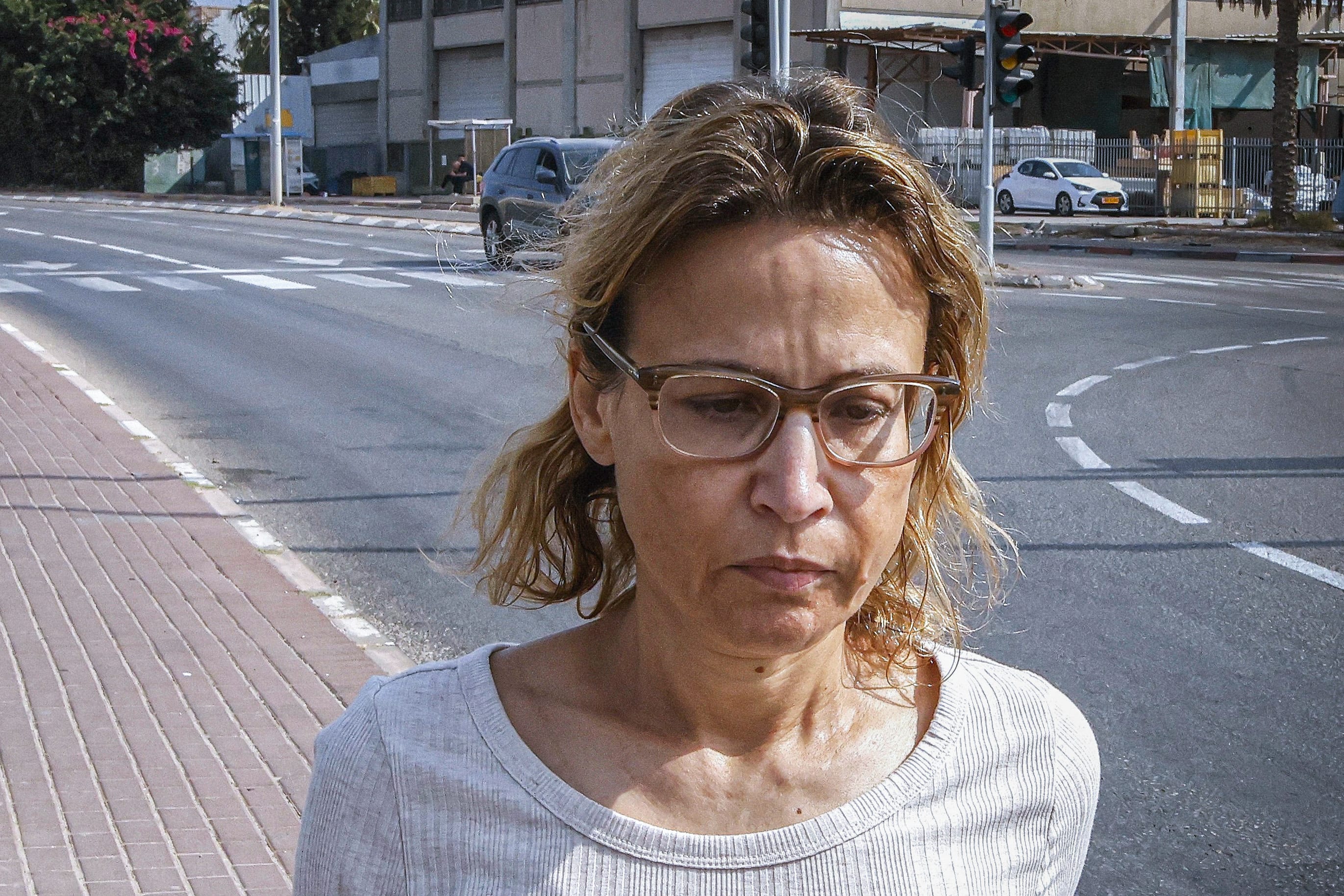 Former IDF Military Advocate-General Yifat Tomer-Yerushalmi is released to house arrest outside the Neve Tirtza Women’s Prison in Ramle, November 7, 2025 (photo credit: FLASH90)