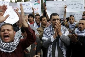 Palestinian refugees on Nakba day in Amman, Jordan 370