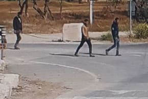 Three armed Palestinians who infiltrated Israel from Gaza caught on security camera footage lurking around Kibbutz Ze'elim