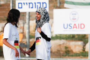  At the end of the school year Arab, Jewish, Israeli, and Palestinian girls came together in Kiryat Gat, Israel. Uploaded on 11/5/2024