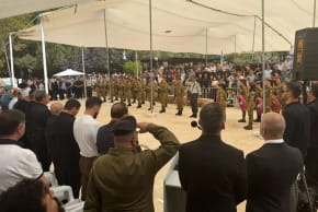  Druze community military ceremony in Usfiya