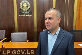  Lebanese Hezbollah lawmaker Hassan Fadlallah attends an interview with Reuters, amid hostilities between Hezbollah terrorists and Israeli forces, at the parliament in Beirut, Lebanon November 26, 2024.