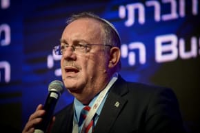 Daniel Hershkowitz, Israel's Head of the Civil Service Commission speaks at the Federation of Local Authorities conference in Tel Aviv, December 7, 2022.