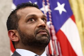 FBI Director Kash Patel attends the signing of an executive order by U.S. President Donald Trump on a deal that would divest TikTok's U.S. operations from ByteDance from its Chinese owner ByteDance, at the White House in Washington, D.C., U.S.