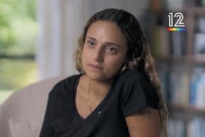 Former hostage Romi Gonen speaks to Channel 12's "Uvda" about her experiences in Hamas's terror captivity, December 25, 2025.