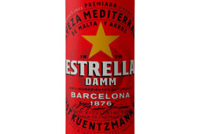 A can of beer, Estrella Damm
