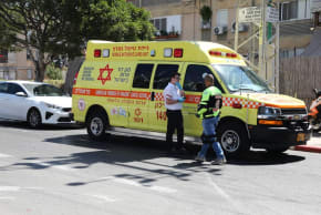A Magen David Adom mobile intensive care unit and paramedic, June 2, 2025; illustrative.