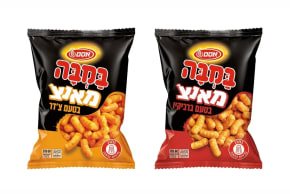 Bamba in Cheddar and Barbecue flavor, Osem