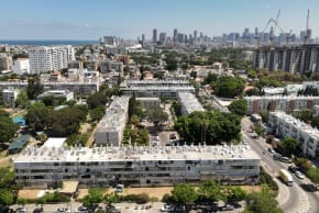 A view from south to north, showing the entire neighborhood. (photo credit: PR)