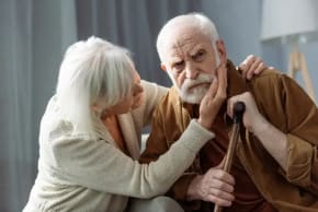 An elderly couple