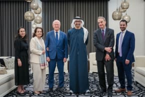 The United Arab Emirates’ Deputy Prime Minister and Foreign Affairs Minister Sheikh Abdullah bin Zayed Al Nahyan met with leaders of the American Jewish Committee, February 5, 2026.