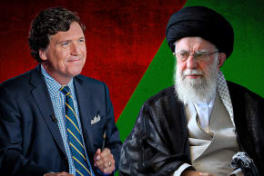   Tucker Carlson and Iran’s Ayatollah Khamenei 
