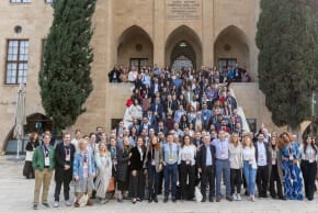 Voice of the People council members during the organization’s in-person conference held last year in Haifa. The 150-member council with Jewish leaders from six continents was set up by Israel’s President Isaac Herzog to foster dialogue and create actionable strategis for challenges facing the Jewish