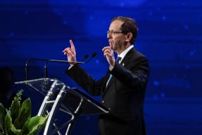 ISRAEL'S PRESIDENT Isaac Herzog speaks during his state visit to Australia following a deadly mass shooting at a Hanukkah celebration at Bondi Beach on December 14, 2025, in Melbourne, Australia, February 12, 2026.