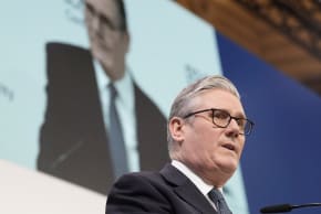 British Prime Minister Keir Starmer speaking during the Munich Security Conference in Munich, Germany, February 14, 2026.
