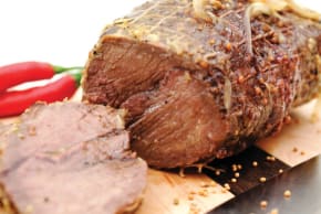 Meat Roll with Mustard and Honey.