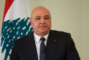Lebanese President Joseph Aoun pictured at the Presidential PAlace, Baabda, Lebanon, February 16, 2026.