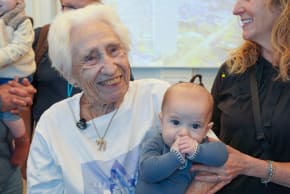 96-year-old Holocaust survivor Charlotte Roth formally completed her Aliyah 