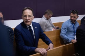Prime Minister's Office Chief of Staff Tzachi Braverman pictured at Tel Aviv District Court, December 18, 2024; illustrative.