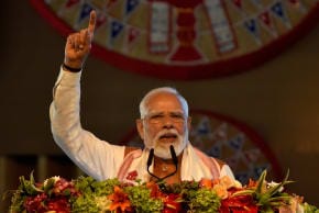 India's Prime Minister Narendra Modi addresses his supporters after he inaugurated a new terminal building of Lokpriya Gopinath Bordoloi International Airport in Guwahati, India, December 20, 2025.