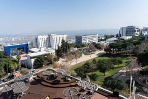 Aerial view of the Technion Israel Institute of Technology.