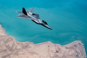 An F-22 Raptor 