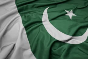 Pakistan's national flag.