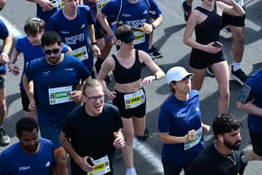 RUNNERS AT the Tel Aviv marathon, February 27, 2026.