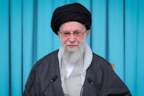 IRAN'S SUPREME Leader Ayatollah Ali Khamenei speaks during a televised speech in Tehran, Iran, September 23, 2025. 