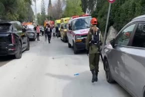 Impacto de misil en Beit Shemesh. 