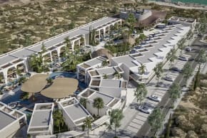 Rendering of the new Dream Island on the Sea of Galilee
