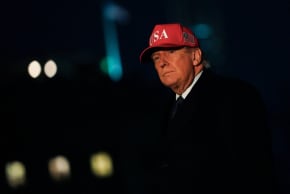 US President Donald Trump returns to the White House, after Israel and the U.S. launched strikes on Iran, in Washington, DC, US, March 1, 2026.